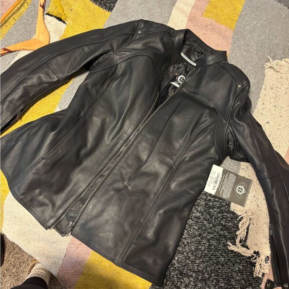Black Leather Jacket NWT